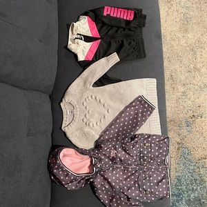 7 piece assorted toddler clothes